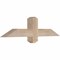 Ekena Millwork Eugene Smooth Timber Gable Bracket, Douglas Fir, 36"W x 9"H x 3 1/2"D x 3 1/2"F, 6/12 Pitch GBW036X09X0404EUG00SDF - alternate 3
